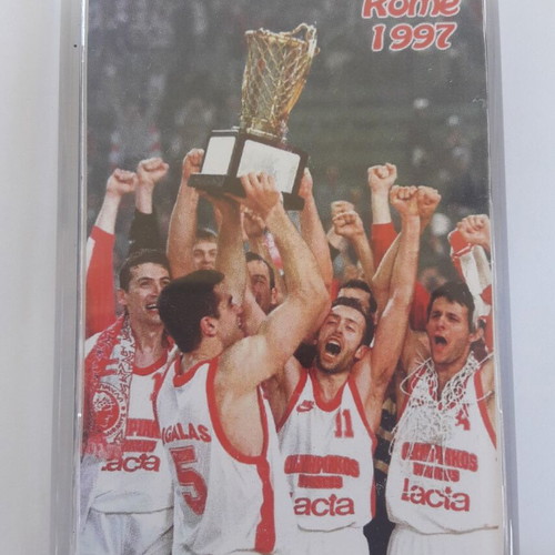 Olympiakos Euroleague 1997 Basketball Magnet new