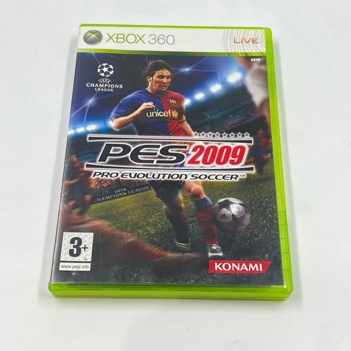 Pro Evolution Soccer 2009 Xbox 360 game used, Konami football title