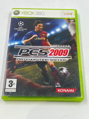 Pro Evolution Soccer 2009 Xbox 360 game used, Konami football title