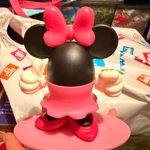 Minnie egg holder like new with spoon holder and CE