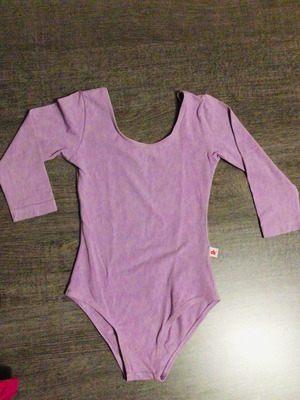 Dance and gymnastics leotards used with sleeve for 6 years old