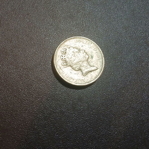 British one pound coin 1985