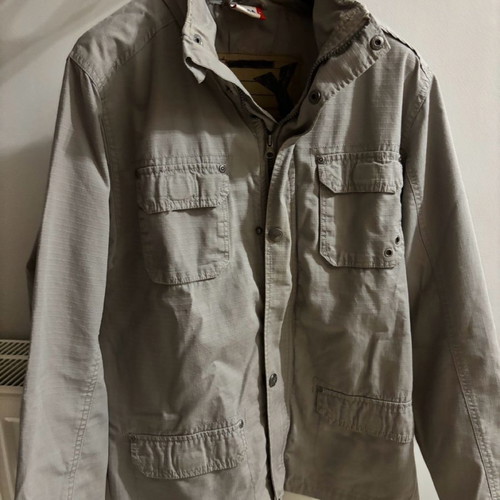 Spring jacket women's beige khaki size M