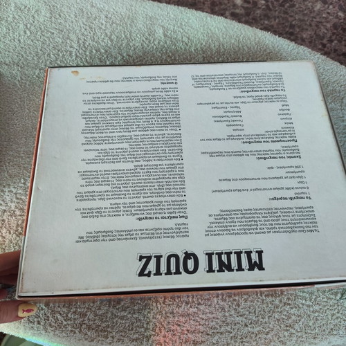 Mini Quiz board game by AS Company