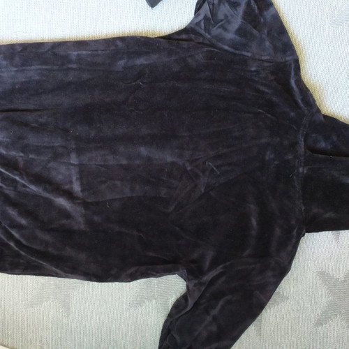 Velvet hoodie Paco & Co like new, black, size M