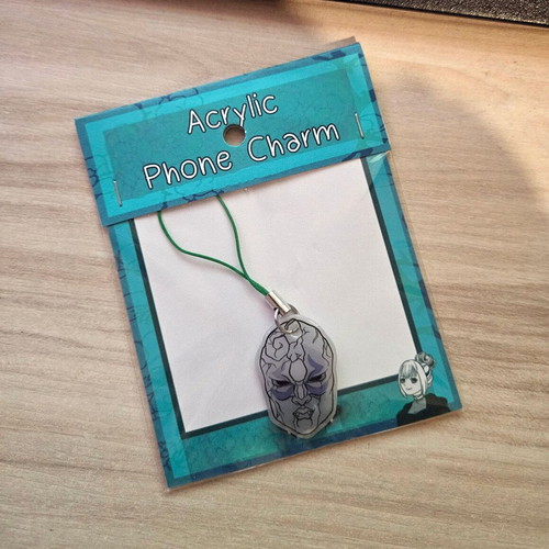 JoJo's Bizarre Adventure Stone Mask handmade phone charm