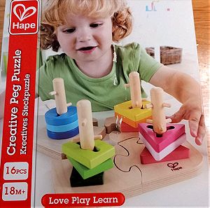 Hape ξυλινο παιχνιδι Montessori