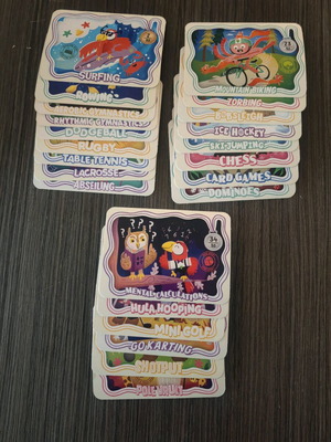 Bear's snack sports collectible cards like new, pack of 23