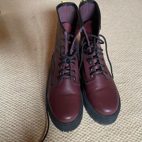 Commanchero boots used, red, size 38