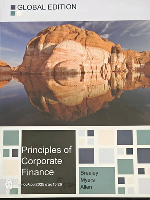 Principles of Corporate Finance book like new, English