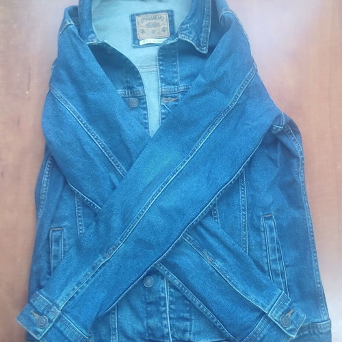 Denim jacket Pull & Bear used, blue, size M