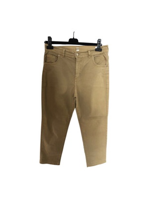 Souvenir cotton khaki crop pants size M used