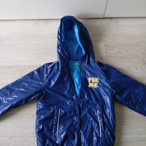 United Colors of Benetton children's windbreaker jacket, blue, age 7-8