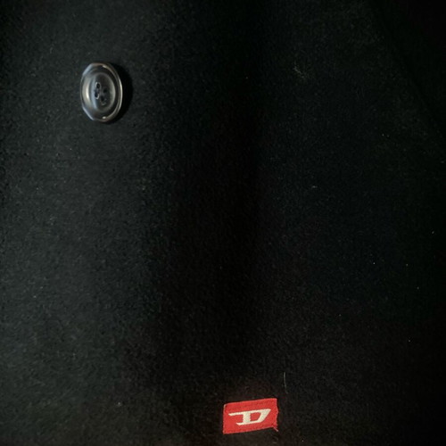 Diesel Modgommery coat used, wool, size Large, black