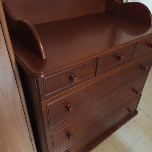 Changing dresser used, walnut shade