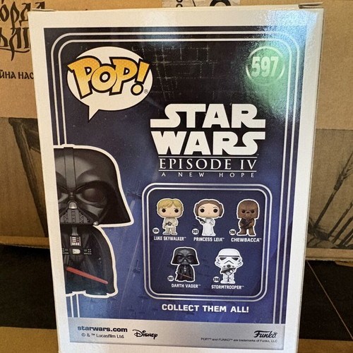 Funko POP Star Wars Darth Vader like new