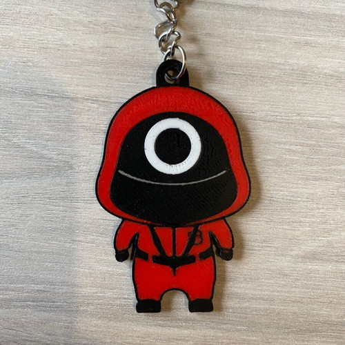 Squid Game Keychains New 3D Printed