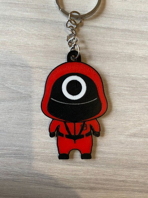 Squid Game Keychains New 3D Printed