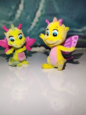 Simba Toys Dragon Figures used, set of 2 with gift