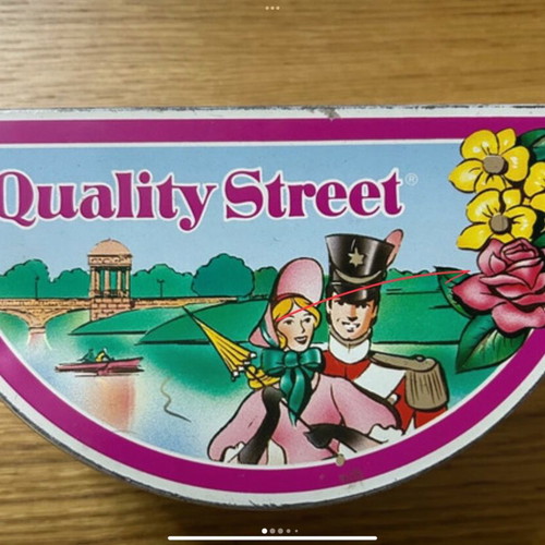 Quality Street metal collectible box like new