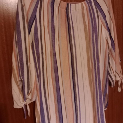 Women's striped blouse-shirt like new, small size with comfortable fit