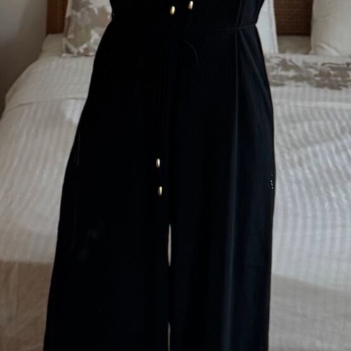 Zimmermann silk jumpsuit like new, size small, black