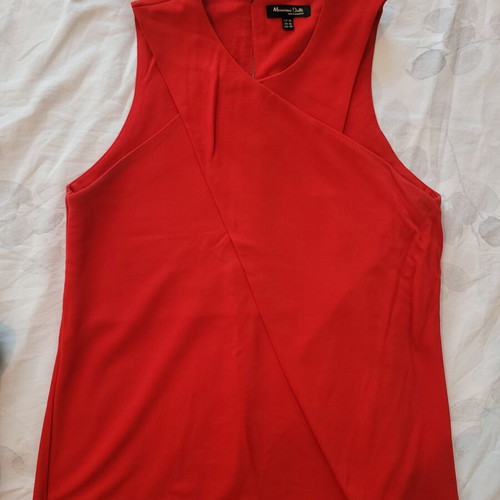 Massimo Dutti red blouse XS