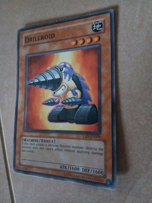 Drillroid Yu-Gi-Oh κάρτα σαν καινούργιο, 1996