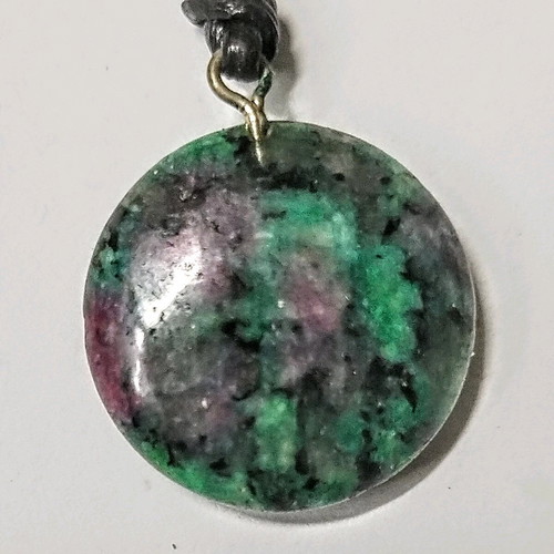 Zoisite pendant new, size 2 centimeters
