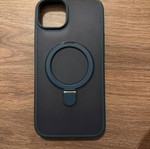 Apple iPhone 15 Plus case with wear marks