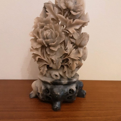 Handmade Chinese decoration used, made of steatite