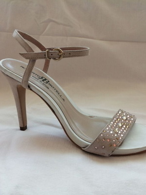 Roberto Botella women's high heel sandals size 38, pink crystals