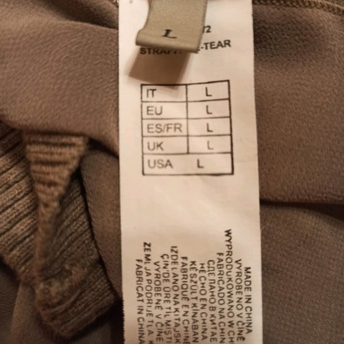 Intimissimi μπεζ πλεκτό φόρεμα με βολάν large, σαν καινούργιο