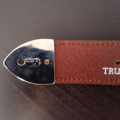 Trussardi Jeans women's belt leather and braided used