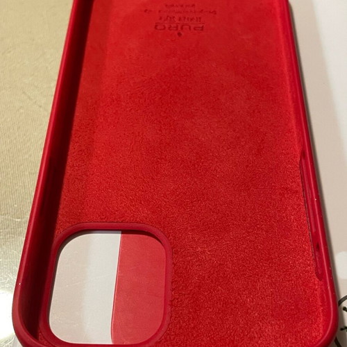 Puro Icon red case for iPhone 12/12 Pro like new