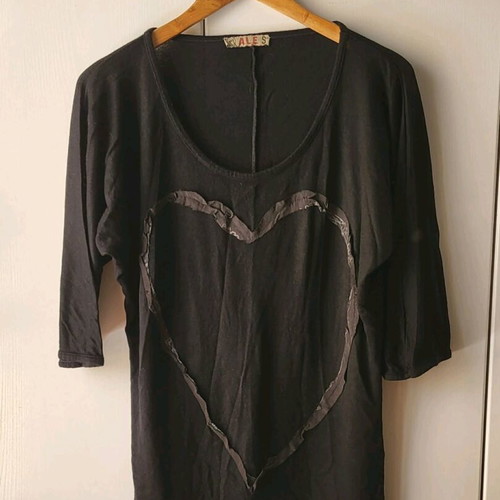 Attrattivo Boho Batwing Shirt like new, black, size S