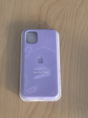 Apple iPhone 11 silicone case, purple