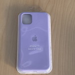 Apple iPhone 11 silicone case, purple