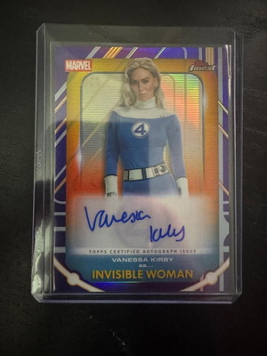 Invisible Woman Vanessa Kirby 2026 Topps Finest Fantastic Four αυτόγραφο καινούργιο