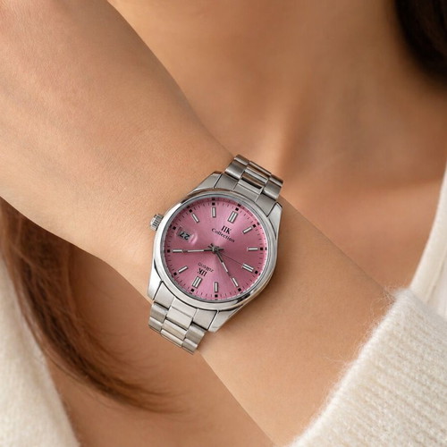 Women's watch made of steel new, silver