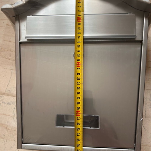 Mailbox inox unused with key