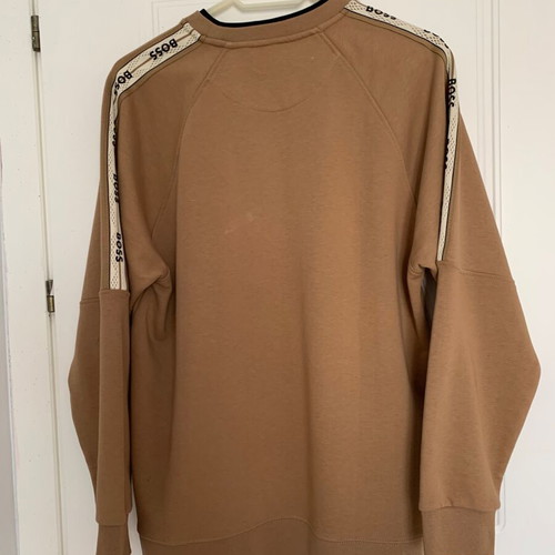 Hugo Boss sweatshirt new, beige and brown, size XXL