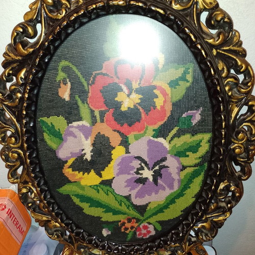Handmade painting "Flowers of the Field". Made in 1962. Price negotiable.
