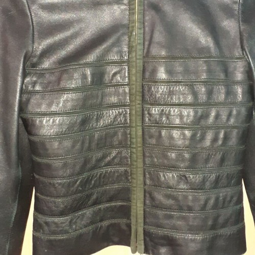 Dino Micheli leather jacket size 38 Small like new, black