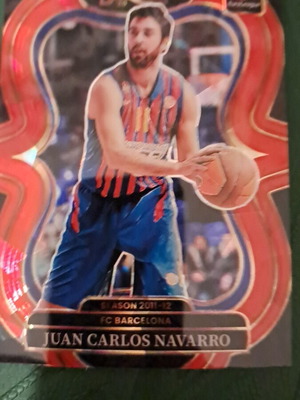 Panini Select Euroleague Juan Carlos Navarro Mezzanine Level Red Base Parallel card new