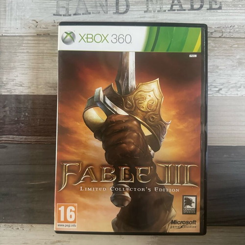 Fable 3 Xbox 360 used, Microsoft, Limited Collector's Edition