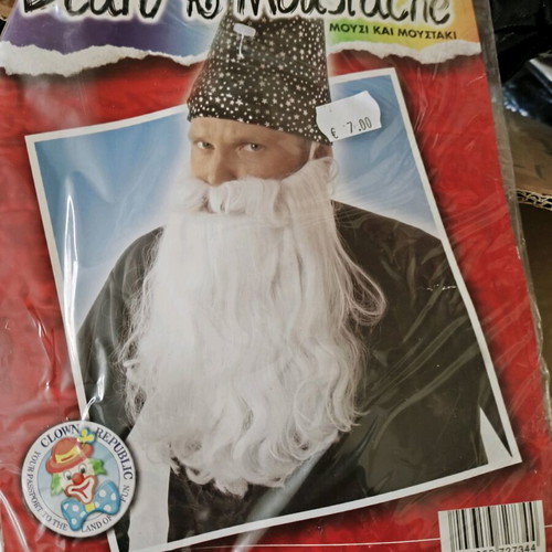 Carnival beard and moustache wig new
