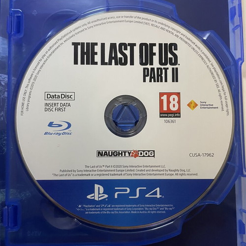 The Last Of Us Part II PS4 game like new with Greek dubbing