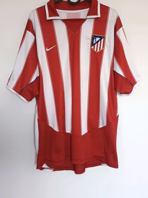 Atlético Madrid home jersey 2003-04 used