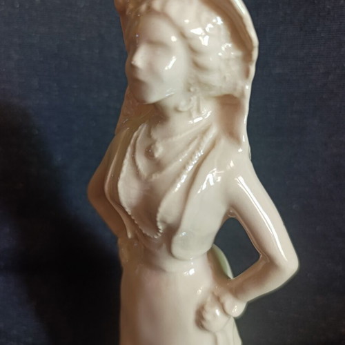 Vintage ceramic figurine "Kerkyraia" with traditional costume